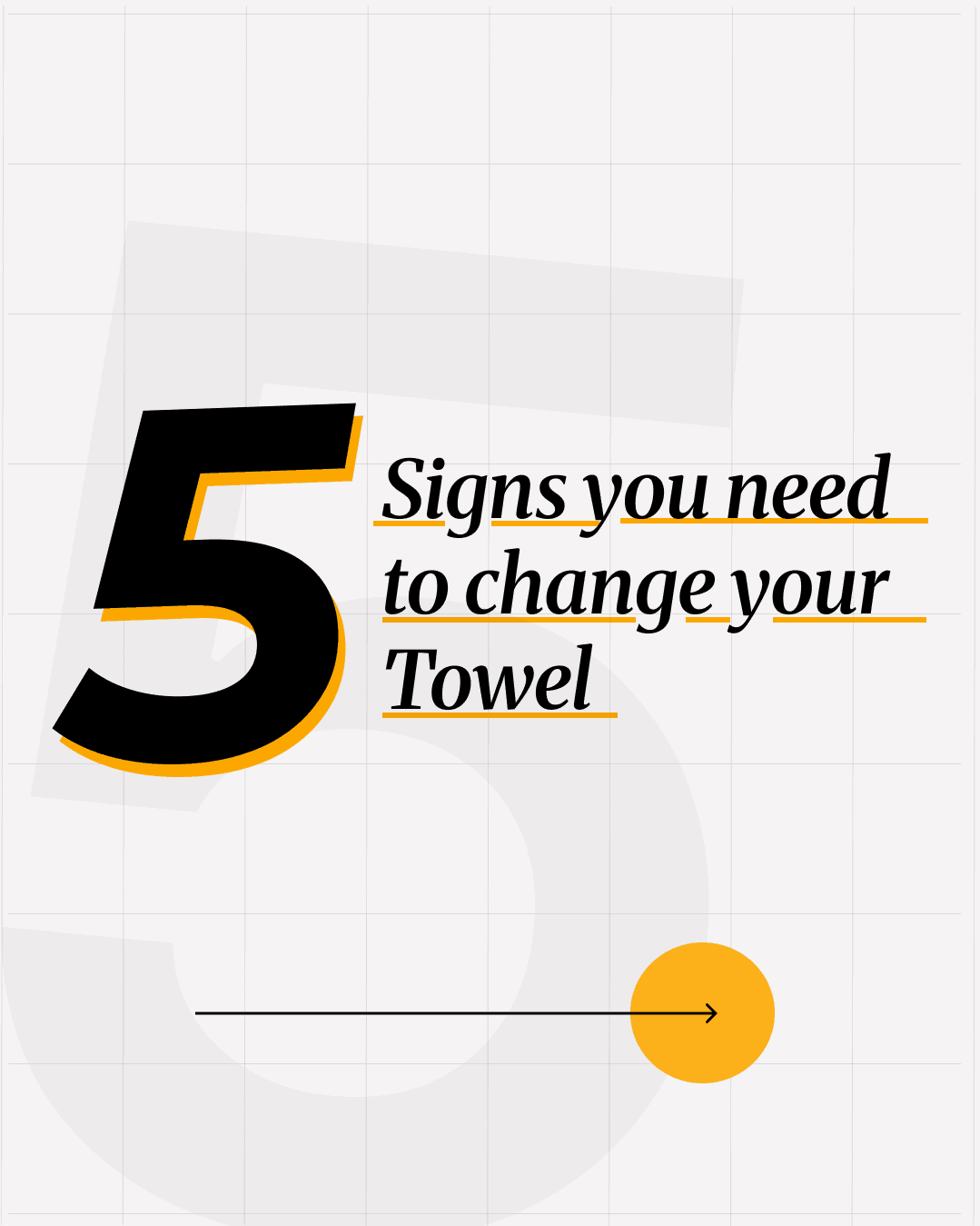 when did you last change your towels? 👀
